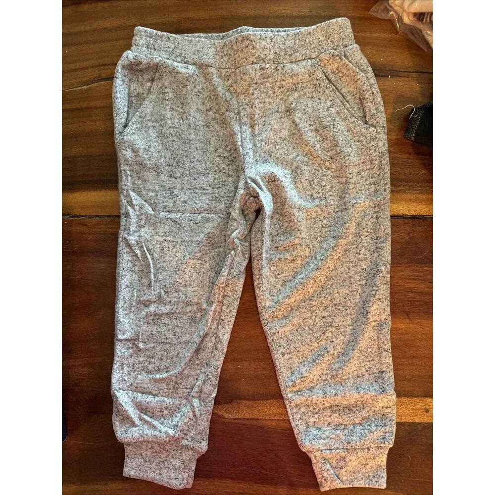 New Gymboree Gray Cozy Sweatpants Joggers Pants Play, Size 4